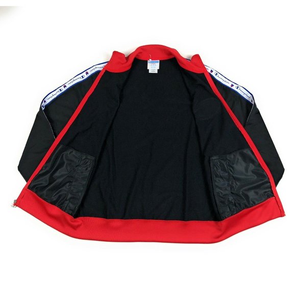 Champion Mens Big C Tape Logo Track Jacket - Picture 7 of 9